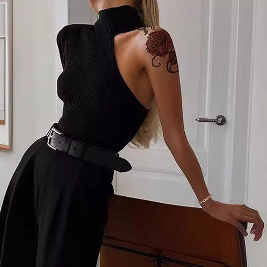 Body One Shoulder Black Fit
