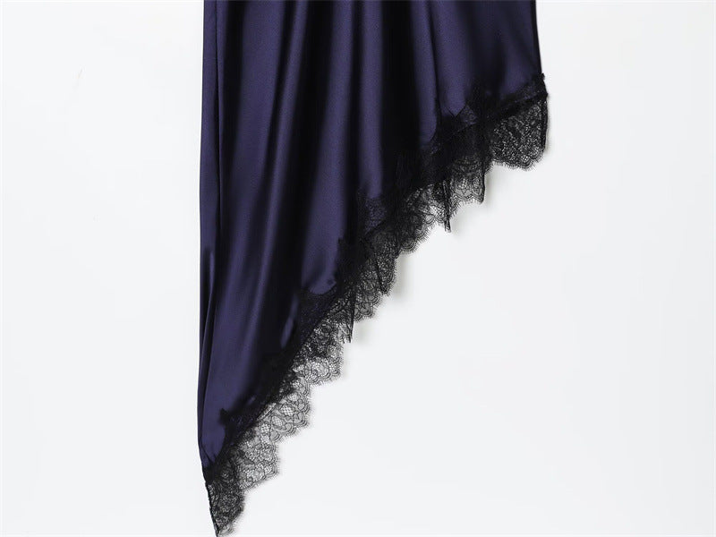 Vestido satinado “Midnight Elegance” - Lovelys