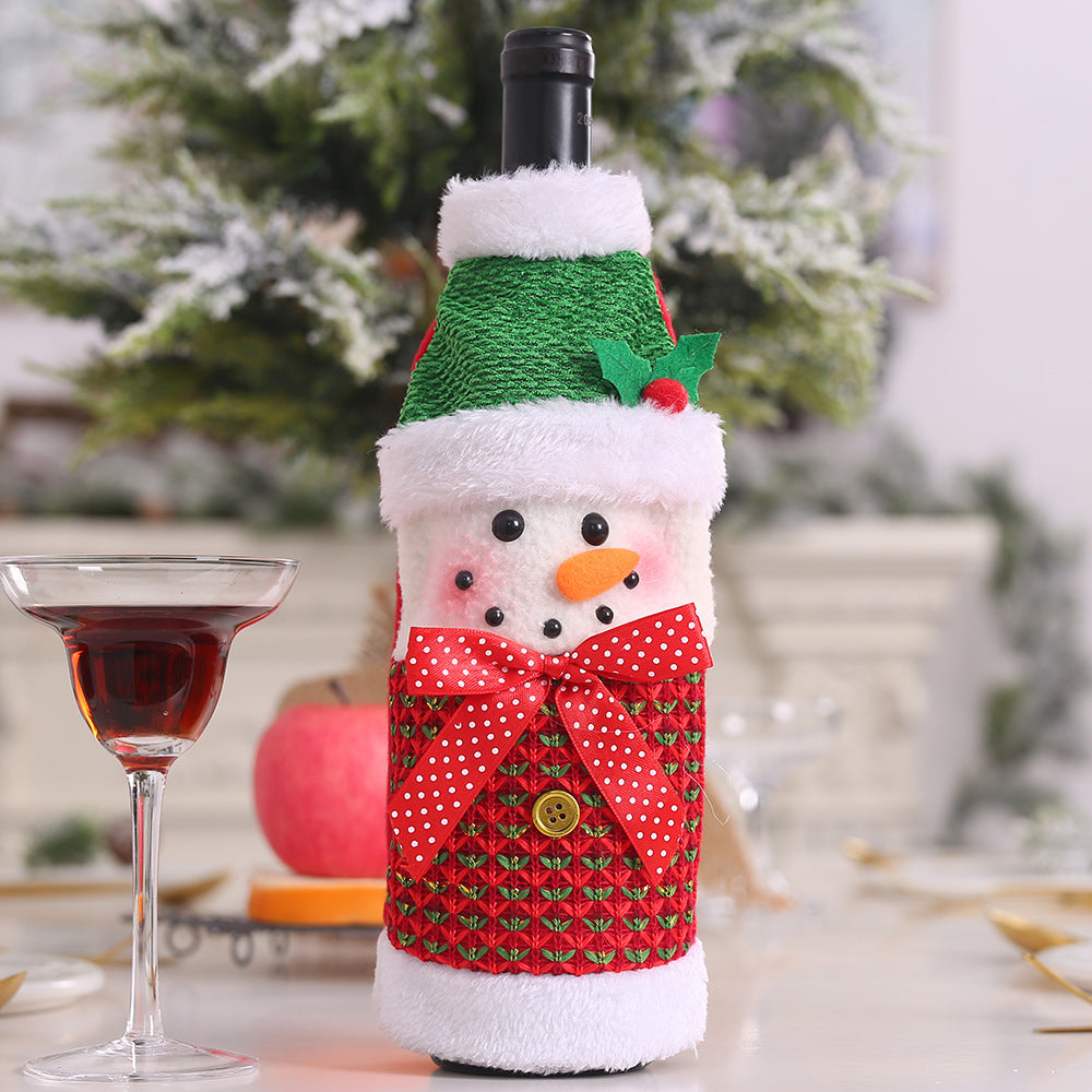FUNDAS DE BOTELLA NAVIDEÑAS