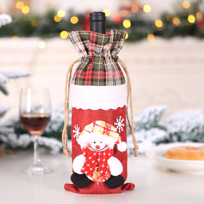 FUNDAS DE BOTELLA NAVIDEÑAS