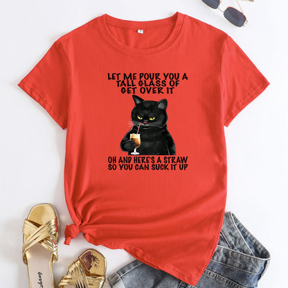 Camiseta estampado gato - Lovelys