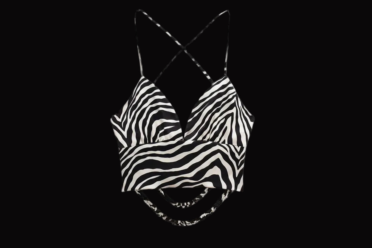 Top Corto Animal Print