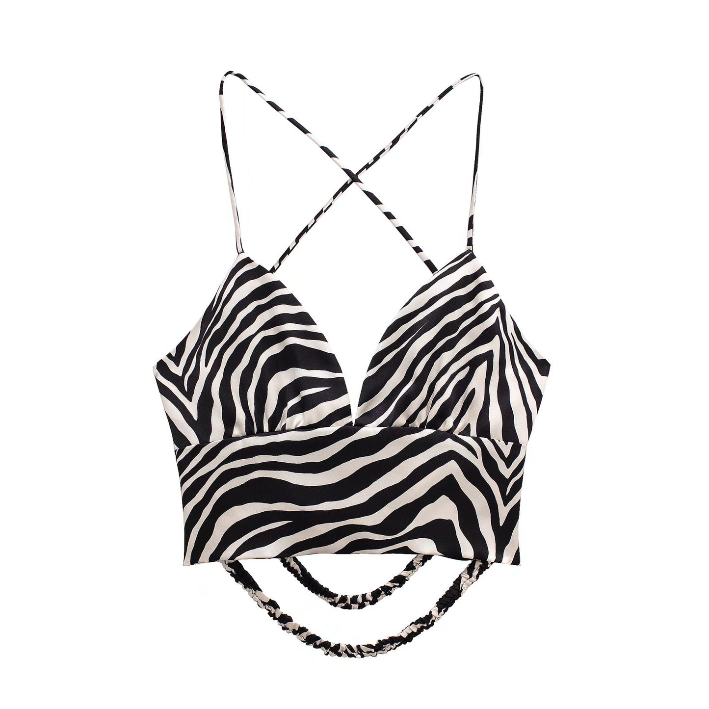 Top Corto Animal Print
