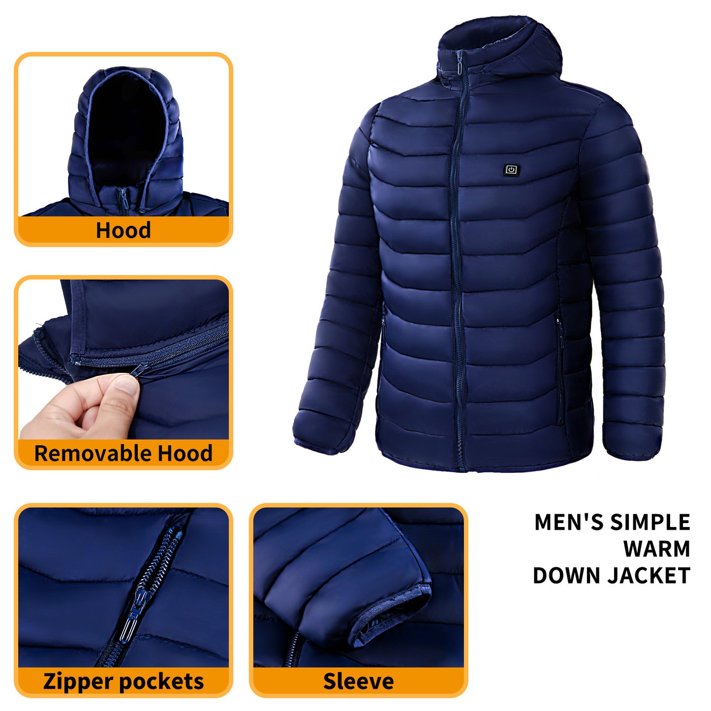 Chaqueta Térmica con Calefacción – Ultraligera, Impermeable y Súper Cálida