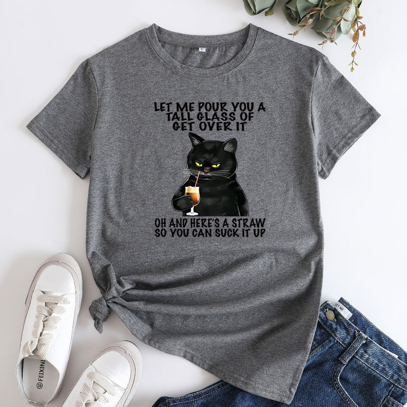 Camiseta estampado gato - Lovelys