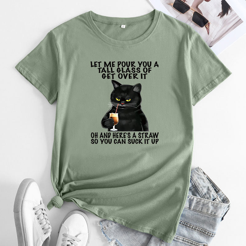 Camiseta estampado gato - Lovelys