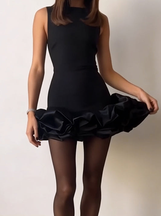 Vestido Ruffle Bloom Elegance