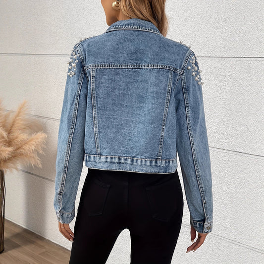 Chaqueta Denim Pearl Glow