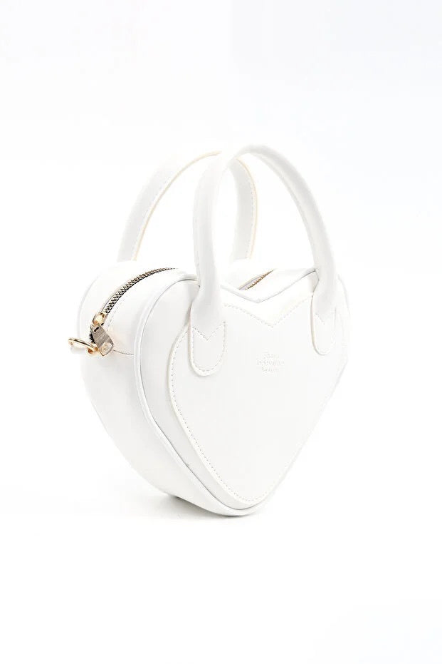 Bolso Corazón Blanco