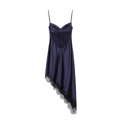 Vestido satinado “Midnight Elegance” - Lovelys