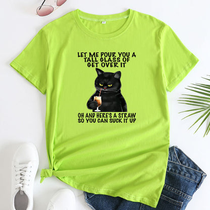 Camiseta estampado gato - Lovelys