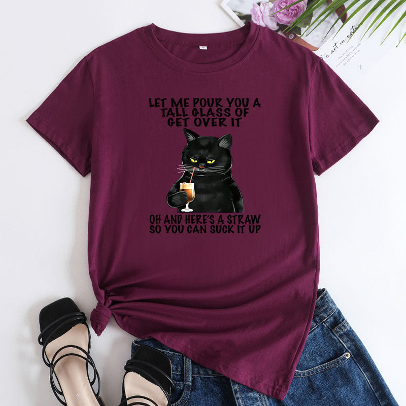 Camiseta estampado gato - Lovelys