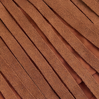 Falda Mini con Flecos – Estilo Western, Corte en A y Botones Decorativos