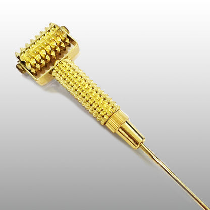 Rodillo Facial de Acupresión Dorado Cocoon