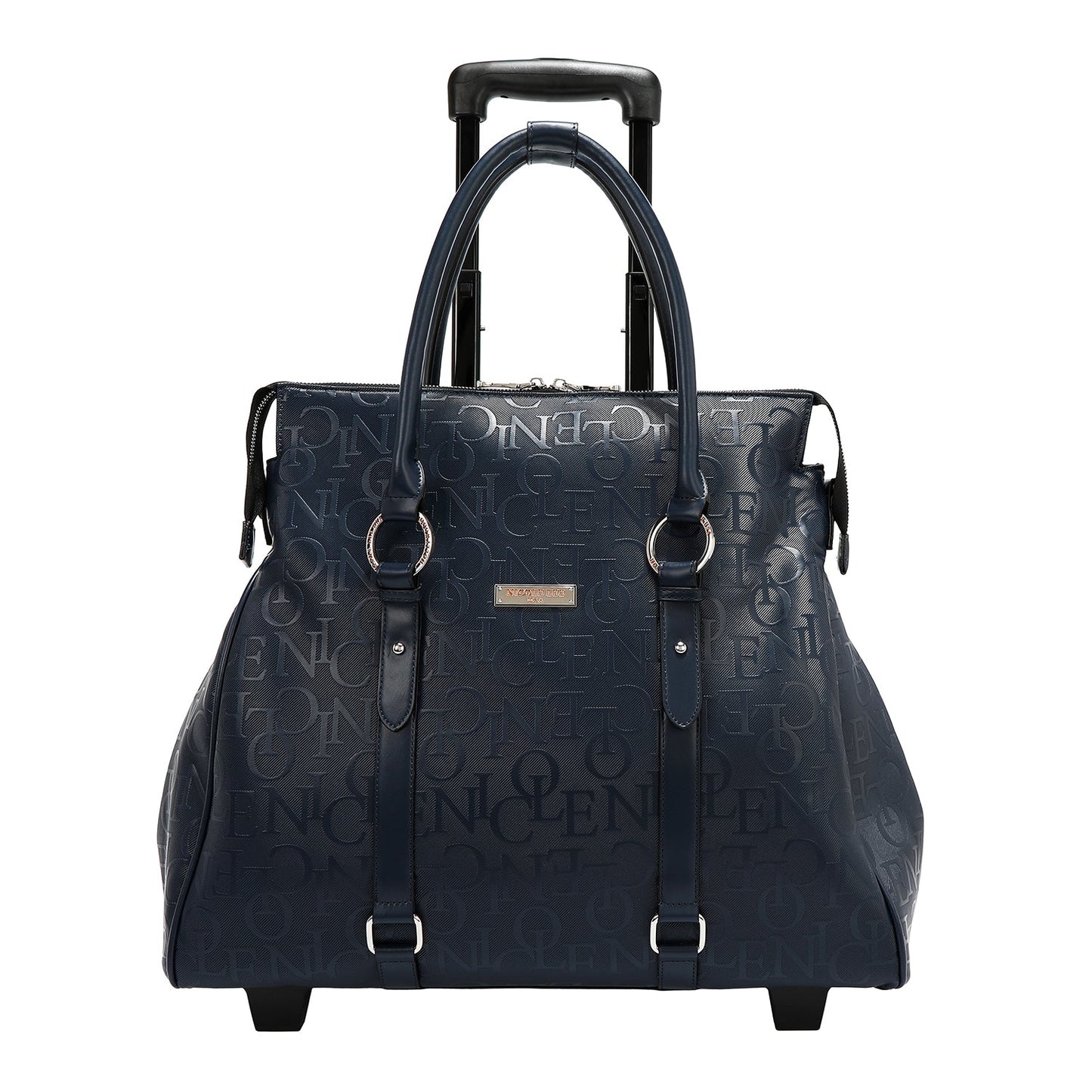 BOLSO CON RUEDAS MONOGRAMA (AZUL)