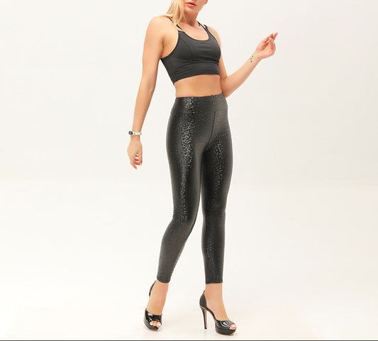 Leggings cuero cintura alta - Lovelys