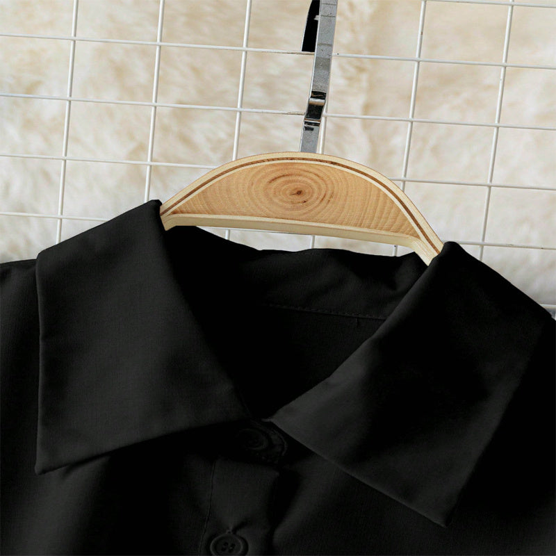 Camisa blanca con cinturón dorado | “Golden Chain” - Lovelys