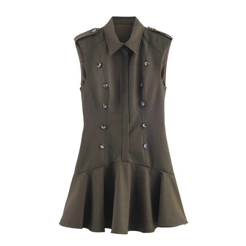 Vestido “Military Chic” con botones - Lovelys
