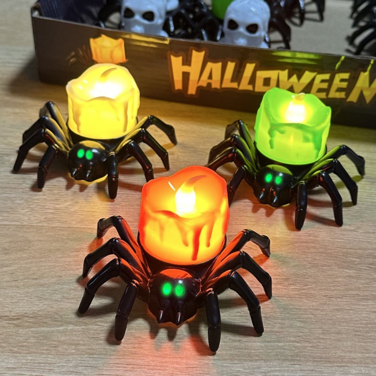 Luces nocturnas de araña - Edición Halloween - Lovelys