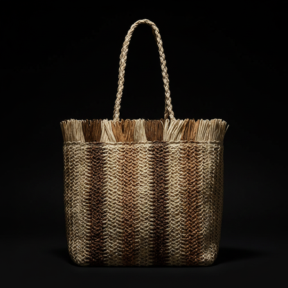 Bolso Mykonos – Beige fondo negro