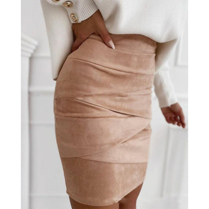 Falda Soft Midi Draped