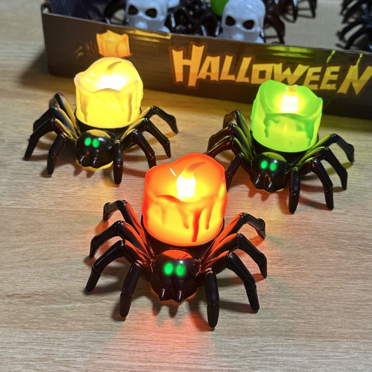 Luces nocturnas de araña - Edición Halloween - Lovelys