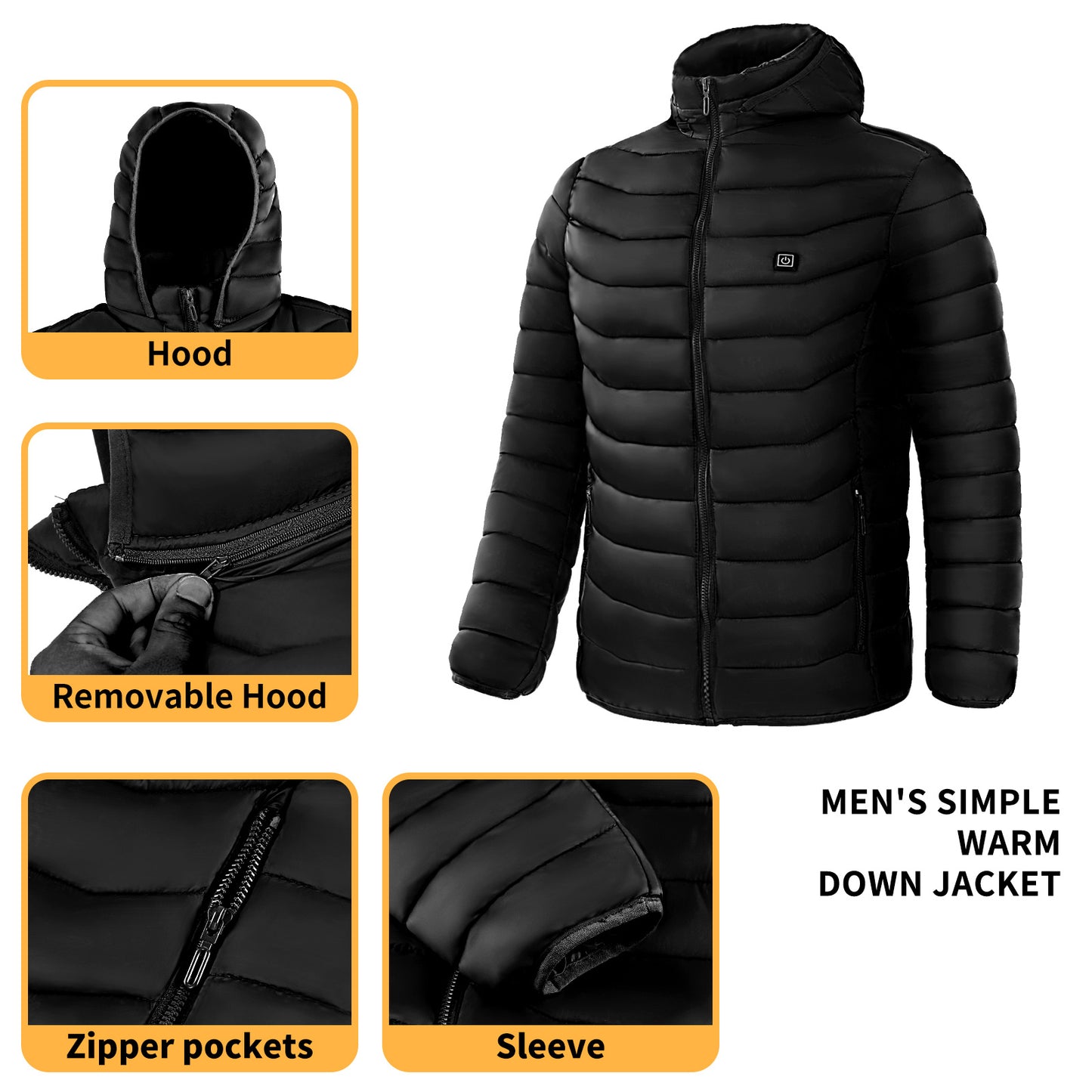 Chaqueta Térmica con Calefacción – Ultraligera, Impermeable y Súper Cálida