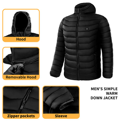 Chaqueta Térmica con Calefacción – Ultraligera, Impermeable y Súper Cálida