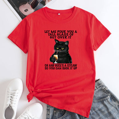 Camiseta estampado gato - Lovelys