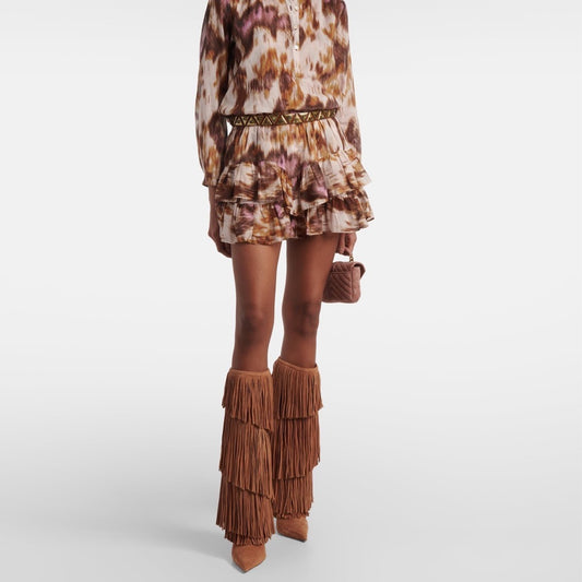Botas Flecos Boho Chic - Lovelys