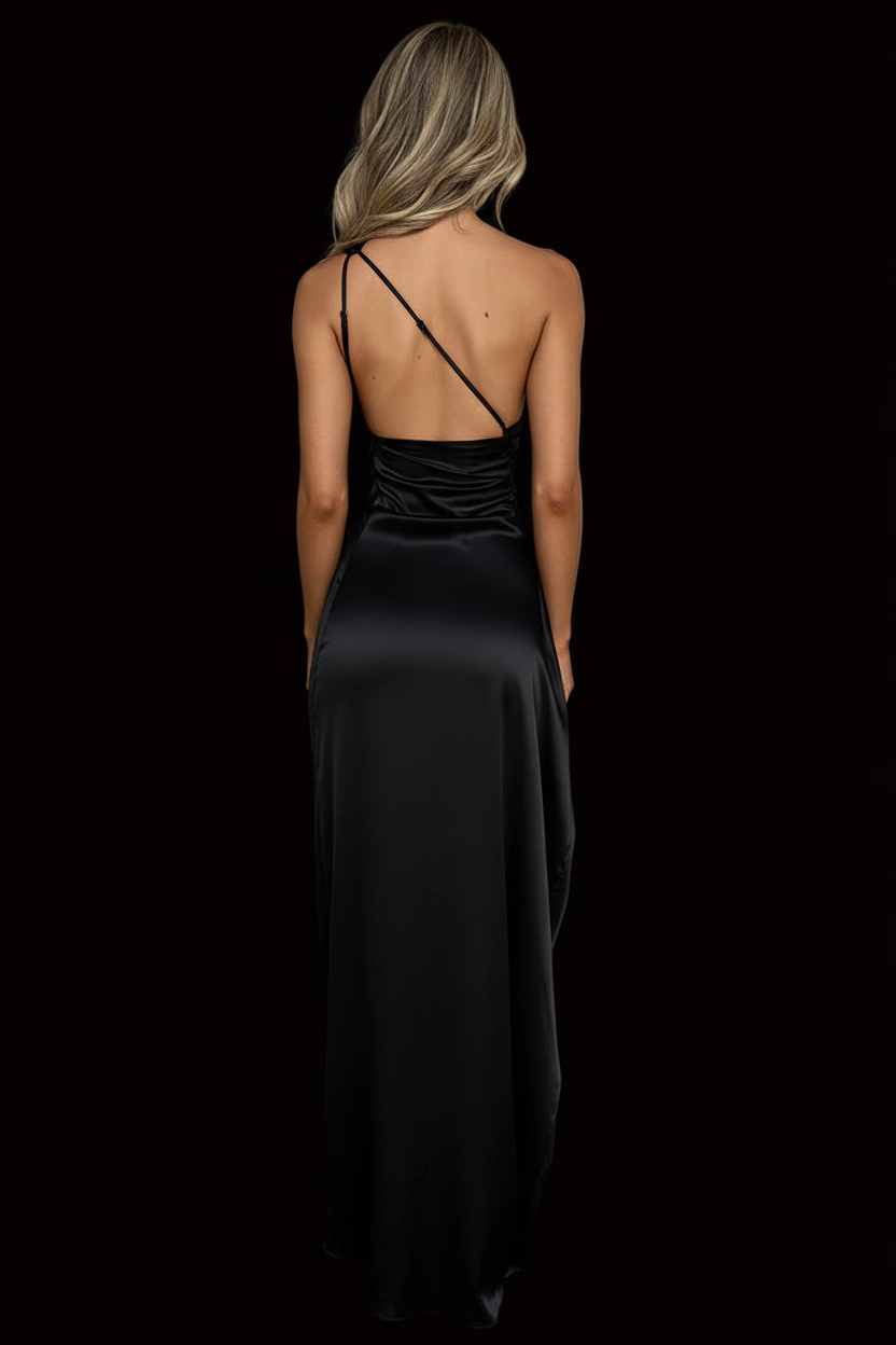 Espalda vestido negro
