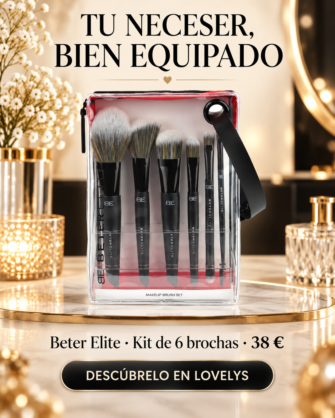 Beter Elite 64101 kit de 6 brochas por 38 € en LOVELYS