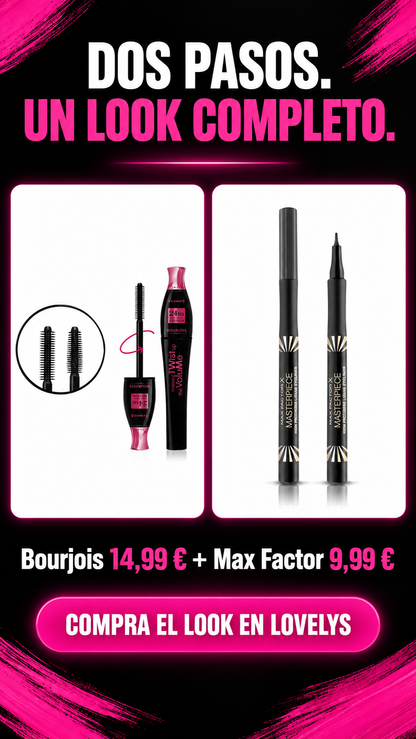 Look de ojos Max Factor Masterpiece y Bourjois Twist Up The Volume por 24,98 €