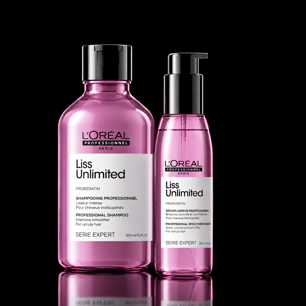Pack L'Oréal Professionnel Liss Unlimited — Champú 300 ml + Sérum 125 ml