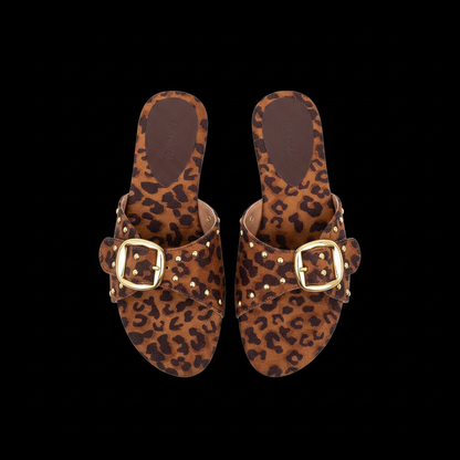 Sandalia Milano Leopardo