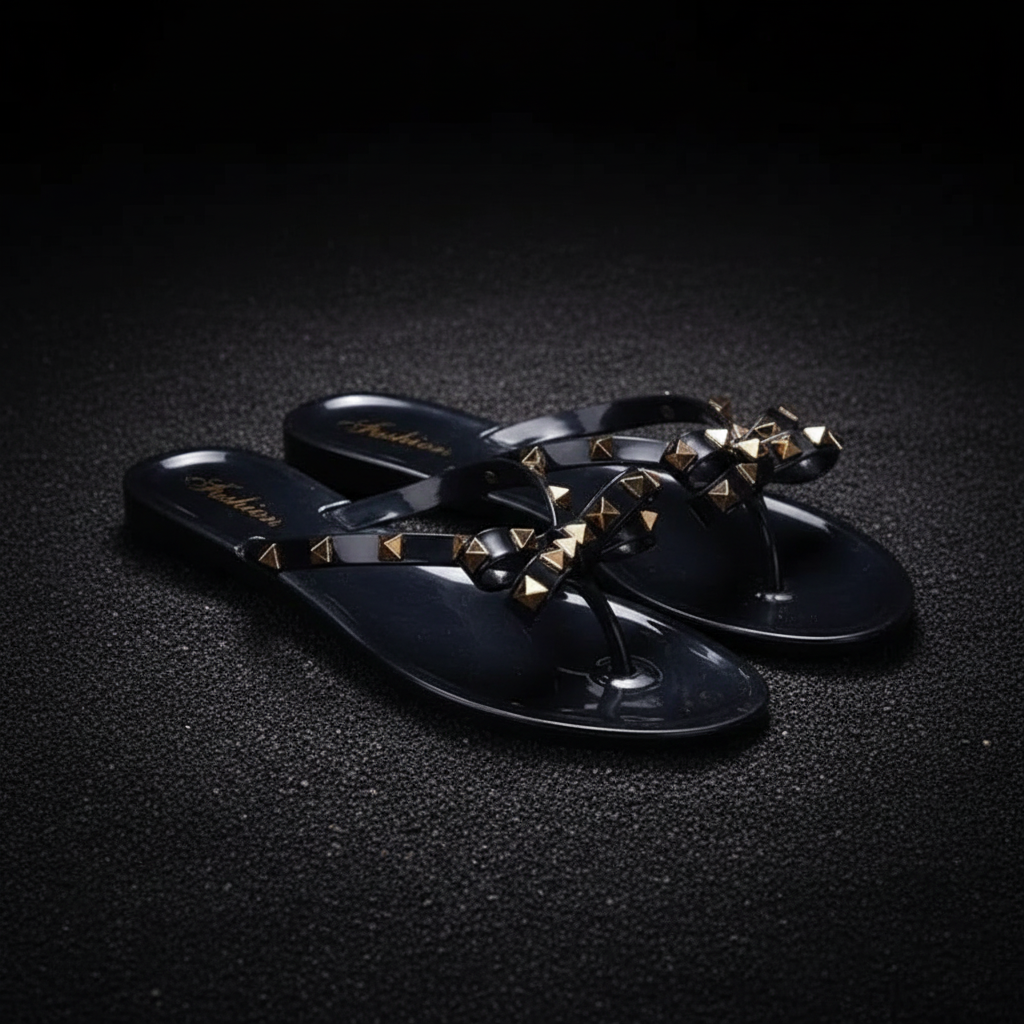 Sandalias negras premium