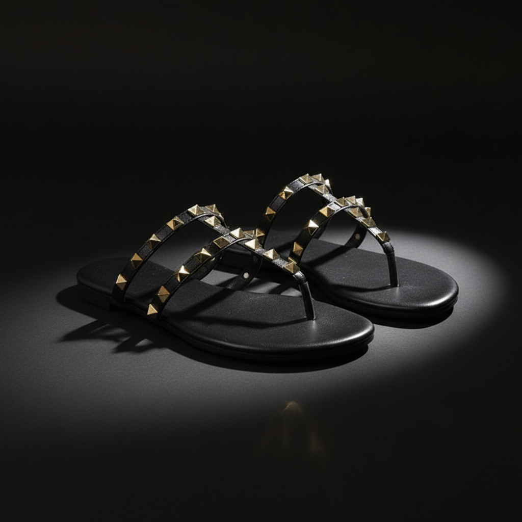 Sandalias Rivet Black - angular