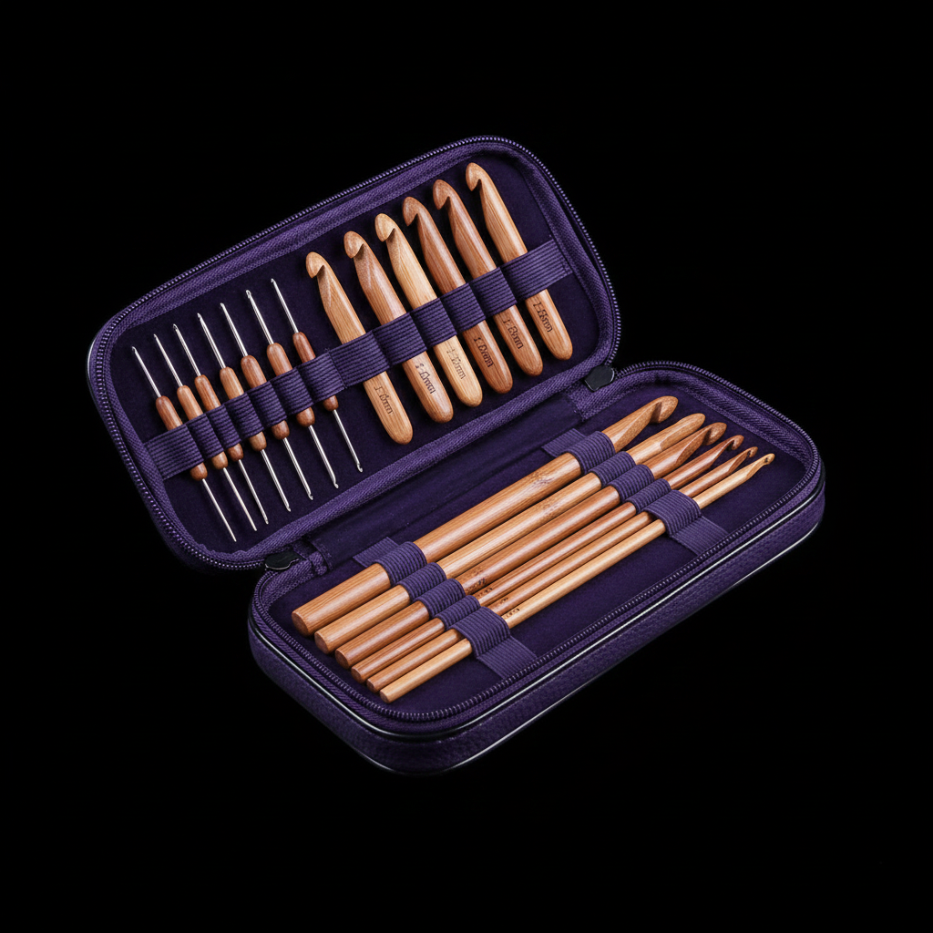 Set con estuche morado